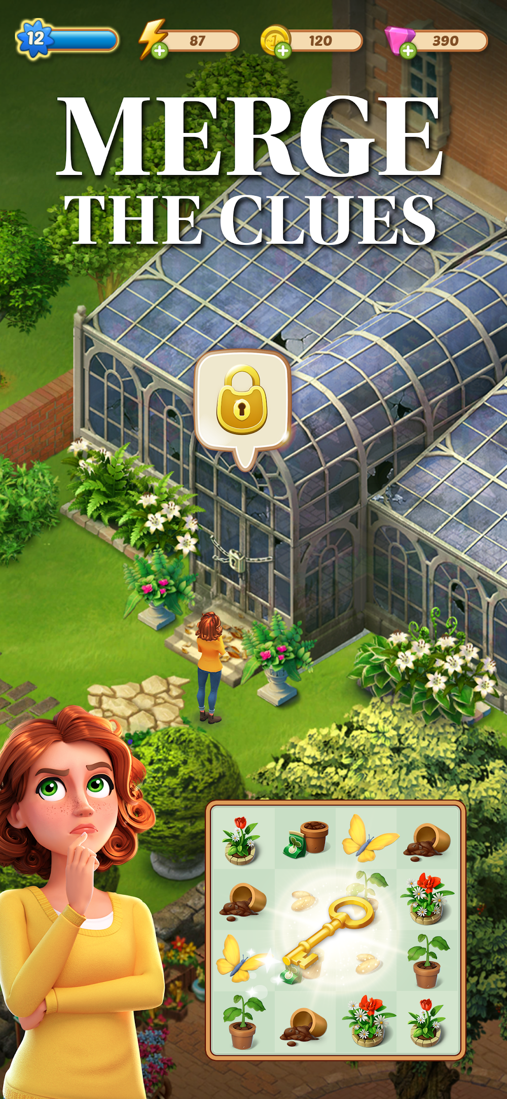 Merge Mansion: Puzzles & Story screenshot
