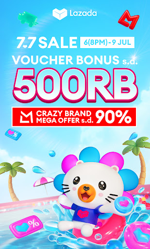 Lazada 7.7 Sale screenshot
