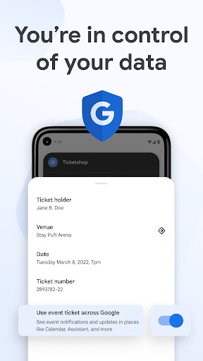 Google Wallet screenshot