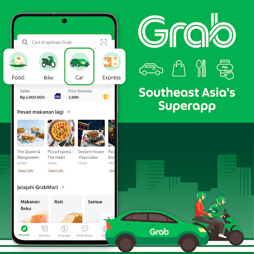Grab - Taxi & Food Delivery screenshot