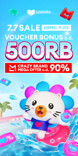 Lazada 7.7 Sale screenshot