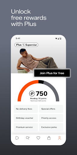 Zalando – online fashion store screenshot