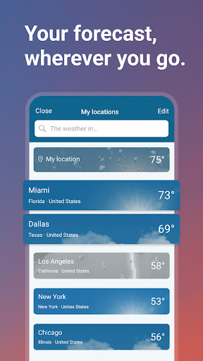 Weather & Radar Forecast screenshot