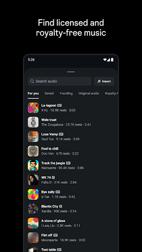 Edits: Video Editor screenshot