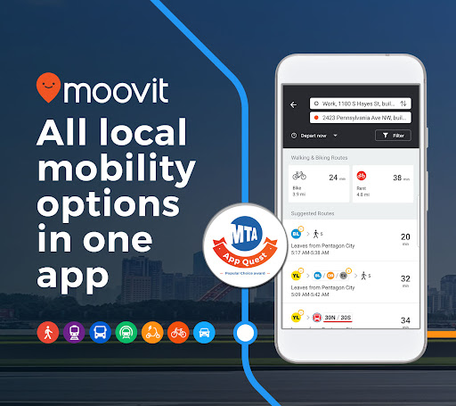 Moovit: Transit & Bus Tracker screenshot