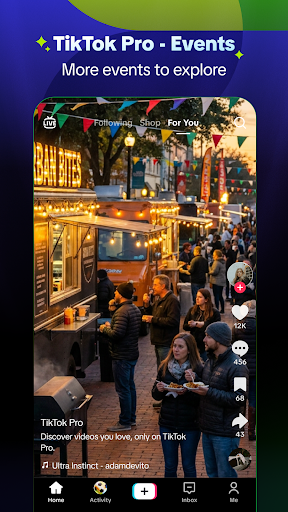 TikTok Pro - Events screenshot
