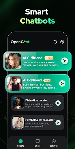 Open Chat - AI bot app screenshot