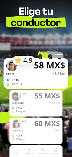 inDrive: Viajes y Pedidos screenshot